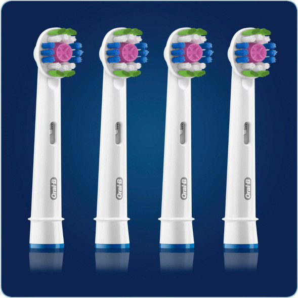 Насадки на зубные щетки Oral-B 3D White, 4 шт. в Таганроге