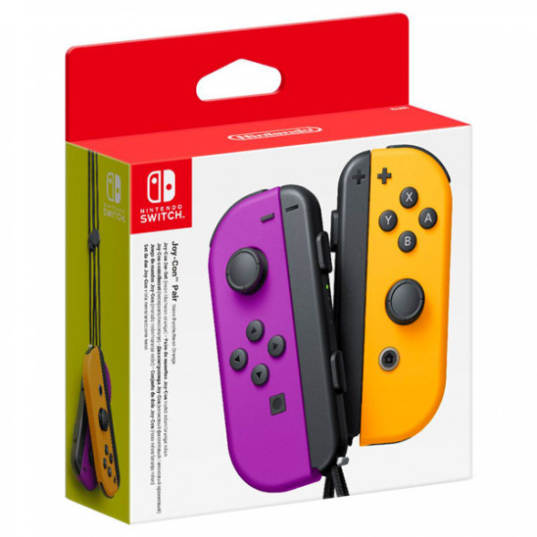 Геймпад Nintendo Switch Joy-Con controllers Duo, фиолетовый/оранжевый в Таганроге