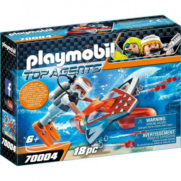 Конструктор Playmobil Top Agents 70004 Подводное крыло шпионской команды в Таганроге