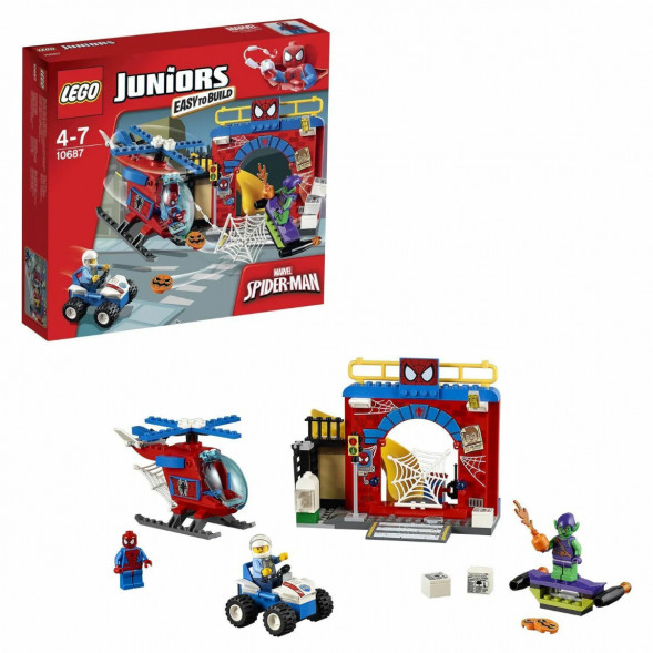 Конструктор LEGO Juniors 10687 Убежище Человека-паука в Таганроге