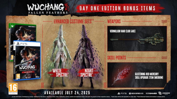 Игра Wuchang: Fallen Feathers. Day One Edition [PS5, русские субтитры] в Таганроге