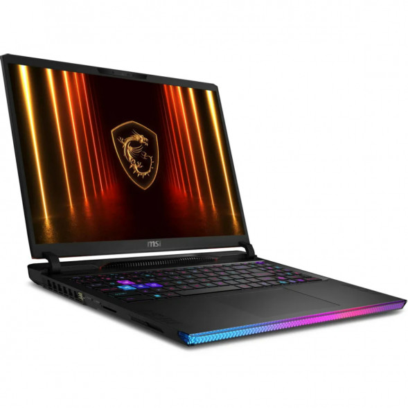 Ноутбук MSI Raider 16 HX AI A2XWHG-814XRU (16&amp;quot;, IPS, Intel Core Ultra 7 255HX 2.4ГГц, 20 ядер, 32ГБ DDR5, 1ТБ SSD, NVIDIA GeForce RTX 5070 Ti 12 ГБ, FreeDOS), черный в Таганроге