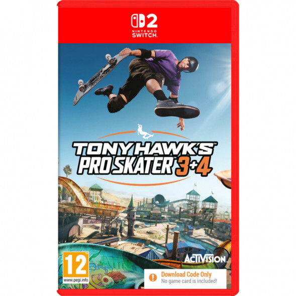 Игра Tony Hawk&amp;#039;s Pro Skater 3+4 (код загрузки) [Nintendo Switch 2, английская версия] в Таганроге