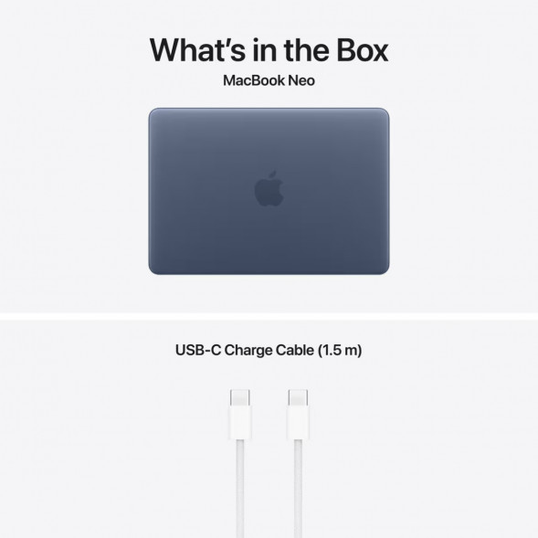 Ноутбук Apple MacBook Neo MHFG4 (A18 Pro 5-Core GPU, 8/512GB), Синий/Indigo в Таганроге