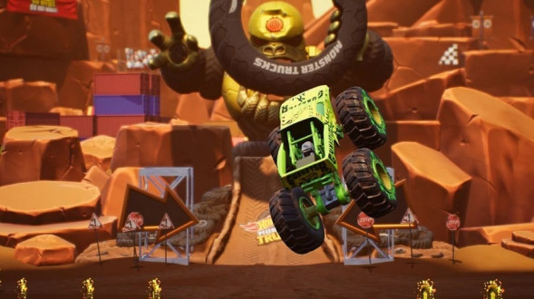 Игра Hot Wheels Monster Trucks: Stunt Mayhem [PS4, английская версия] в Таганроге