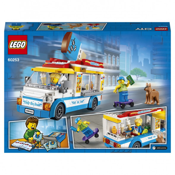 Конструктор LEGO City Great Vehicles 60253 Грузовик мороженщика в Таганроге