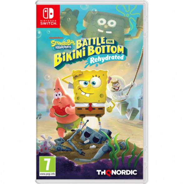 Игра SpongeBob SquarePants: Battle for Bikini Bottom - Rehydrated [Nintendo Switch, русские субтитры] в Таганроге