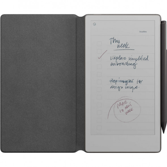 Графический планшет reMarkable Paper Pro Move + Стилус MarkerPlus + Чехол BookFolio Premium Leather, Black в Таганроге