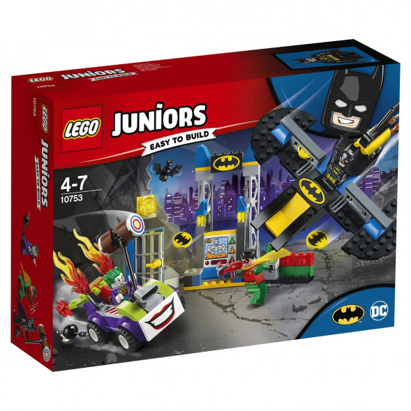 Конструктор LEGO Juniors 10753 Нападение Джокера на Бэтпещеру в Таганроге