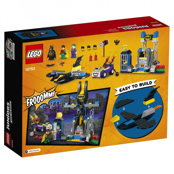 Конструктор LEGO Juniors 10753 Нападение Джокера на Бэтпещеру в Таганроге