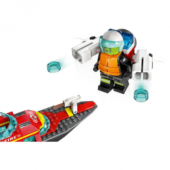 Конструктор LEGO City 60373 &amp;quot;Пожарно-спасательная лодка&amp;quot;, 144 деталей в Таганроге