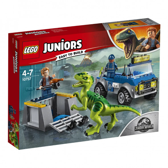 Конструктор LEGO Juniors 10757 Грузовик спасателей для перевозки раптора в Таганроге